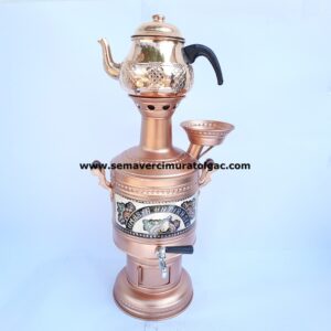 El Yapımı Bakır Semaver(5 LT) ÜCRETSİZ KARGO